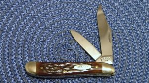 Case XX 1940-64 Late Rogers Bone 6220 Peanut Knife