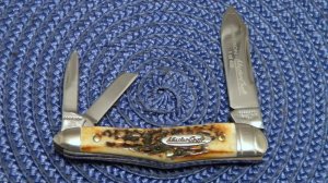 Robeson Mastercraft USA (by Queen Cut. Co.) Stag Whittler Knife