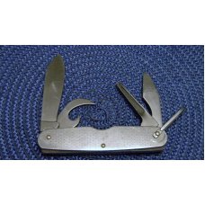Camillus Made in USA Stainless Steel US Military Utility Knife c.1977 Camillus Made in USA Stainless Steel US Military Utility Knife c.1977