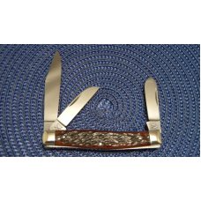 Battle Axe Brand Shouse & Hardin Germany Bone Stockman Knife Battle Axe Brand Shouse & Hardin Germany Bone Stockman Knife