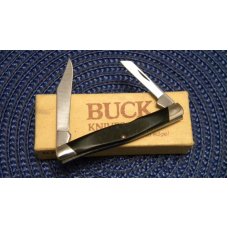 Buck 305 USA (Camillus) Lancer Black Delrin 2 Blade Stockman Knife in Box c.1974-1985 Buck 305 USA (Camillus) Lancer Black Delrin 2 Blade Stockman Knife in Box c.1974-1985