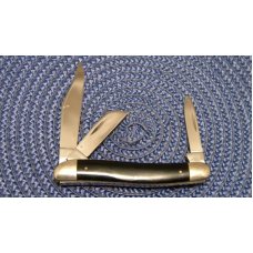 Case XX USA 1965-69 Slick Black 23087 HE Stockman Knife Case XX USA 1965-69 Slick Black 23087 HE Stockman Knife