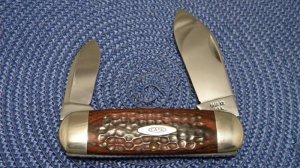 Case XX USA 9 Dot (1971) Laminated Wood 6250 Elephant Toe Knife