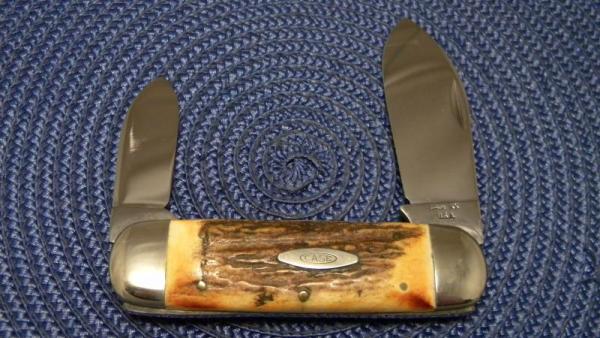 Case XX USA 6 Dot (1974) Customized Stag 6250 Elephant Toe Knife Case XX USA 6 Dot (1974) Customized Stag 6250 Elephant Toe Knife