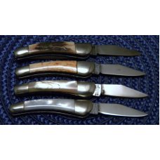 Frost Cutlery Surgical Steel Japan Little Copperhead Knife Set of 4 Miniature Knives - NIB Frost Cutlery Surgical Steel Japan Little Copperhead Knife Set of 4 Miniature Knives - NIB