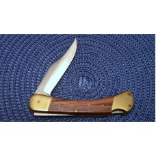 Puma Germany Stainless Wood 960 Cub Folding Lockback Knife c.1978 in Box