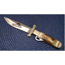 Parker IMAI Japan 2nd Cut Stag K-418 Wildlife Series Swing Guard Safety Folder Knife - NIB
