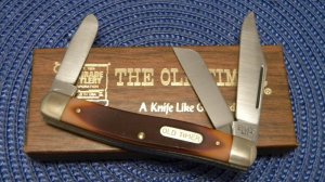 Schrade USA 8OT Delrin Senior Stockman Knife - NIB