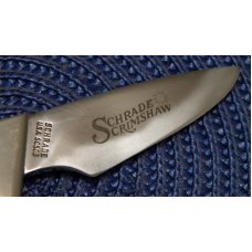 Schrade USA SC509 Scrimshaw Little Finger Fixed Blade Sheath Knife c. 1981 - NIB Schrade USA SC509 Scrimshaw Little Finger Fixed Blade Sheath Knife c. 1981 - NIB