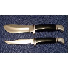 Buck USA 104 Fixed Blade Hunting Sheath Knife Twin Set Buck USA 104 Fixed Blade Hunting Sheath Knife Twin Set