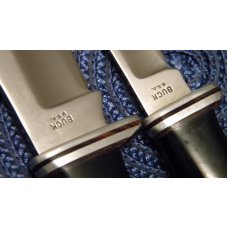 Buck USA 104 Fixed Blade Hunting Sheath Knife Twin Set Buck USA 104 Fixed Blade Hunting Sheath Knife Twin Set