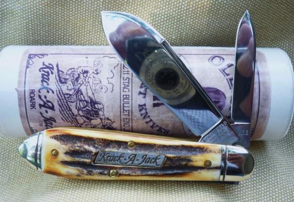 OLE JACK KRACK-A-JACK BURNT STAG BULLET END JACK BY GEC OLE JACK KRACK-A-JACK BURNT STAG BULLET END JACK BY GEC