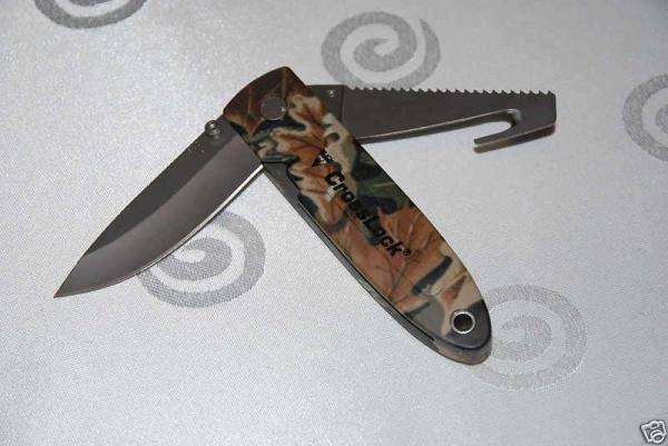 BUCK CROSSLOCK HUNTER CAMO BRAND NEW VERY RARE 