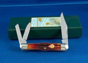 Canal Street Cutlery Three Blade Whittler Knife/case 312306