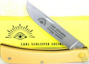 GERMAN EYE BRAND LARGE SODBUSTER POCKET KNIFE/case