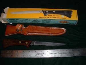 Vintage Western Fillet Knife Sheath/case S-W 766