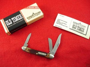 SCHRADE OLD TIMER 108OT JUNIOR STOCKMAN KNIFE USA 1985 to 1998 