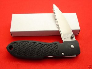 Moki Lockback MK 920 Serrated Pocket Clip 1993 Japan knife/case 