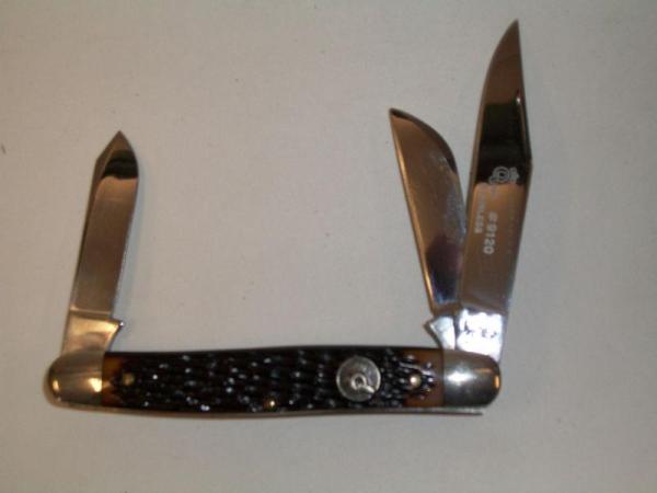 Queen Stockman #9120 3 blade 1991 Knife Queen Stockman #9120 3 blade 1991 Knife
