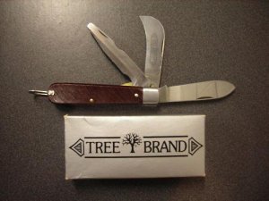 Boker Electricians 8329 Tree Brand  3 Blade Folding Knife 