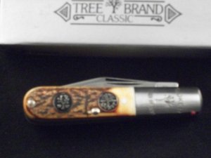 BOKER TREE BRAND STAG BARLOW KNIFE 