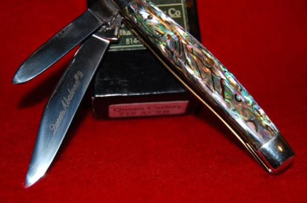 Queen Cutlery #2 Serpentine Jack Abalone Q3885 Knife/case Queen Cutlery #2 Serpentine Jack Abalone Q3885 Knife/case