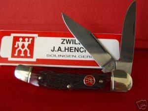 Zwilling J.A. Henckels HK4 Stag Copperhead Knife/case