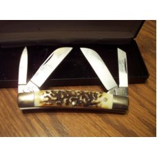 J. A. HENCKELS CONGRESS STAG 4 BLADE POCKET KNIFE J. A. HENCKELS CONGRESS STAG 4 BLADE POCKET KNIFE