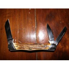 SCHATT & MORGAN SWELL CENTER CARPENTER WHITTLER STAG KNIFE/QUEEN