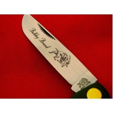 Bulldog Brand Sodbuster Knife Smooth Green 2005 Bulldog Brand Sodbuster Knife Smooth Green 2005