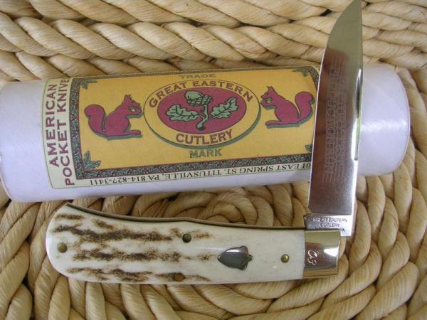 GREAT EASTERN One blade ELK STAG JACK 735108 PROTO KNIFE 73 GREAT EASTERN One blade ELK STAG JACK 735108 PROTO KNIFE 73