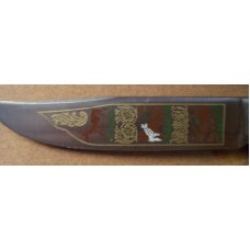 BARON SOLINGEN GERMANY FIXED BLADE KNIFE W/SHEATH
