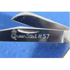 QUEEN #57 PEARL SMALL STOCKMAN KNIFE QUEEN #57 PEARL SMALL STOCKMAN KNIFE