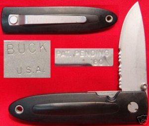 Buck B180 S1 Seratted (TWO knives).