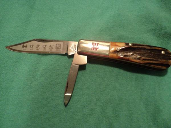 J.A. Henckels 2 Blade Stag Barlow HK-19-S J.A. Henckels 2 Blade Stag Barlow HK-19-S