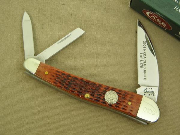 Case NKCA’s Club 2003 Annual Club Knife Seashore whittler Case NKCA’s Club 2003 Annual Club Knife Seashore whittler