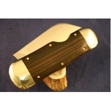 GREAT EASTERN TIDIOUTE 462111 EBONY WOOD KNIFE #190 GREAT EASTERN TIDIOUTE 462111 EBONY WOOD KNIFE #190