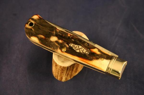 GREAT EASTERN NORTHFIELD 735111T BURNT STAG KNIFE  #124