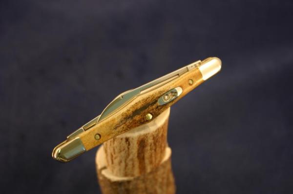 Case 52156SS Genuine India Stag Tuxedo #1 Case 52156SS Genuine India Stag Tuxedo #1
