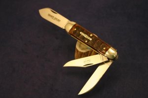 Great Eastern Tidioute 792312 Three Backspring Whittler Pocket Knife   #602