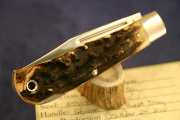 Tuna Valley Cutlery Lock Back Trapper Super Gnarly Stag #84 Tuna Valley Cutlery Lock Back Trapper Super Gnarly Stag #84