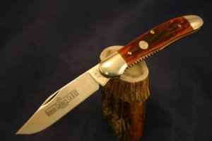 Queen Cutlery # 41L Mini Folding Hunter  Pocket  Knife   #22