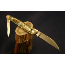 Queen Cutlery # 46 Abalone Wharncliff Pocket  Knife   #71