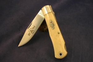 Schatt & Morgan File and Wire Lockback Trapper   #15