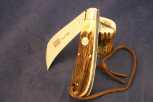 Queen Cutlery Joe Pardue Revised Hawkbill   #80