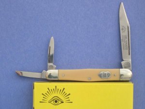 German Eye Brand Whittler  Yellow Handles