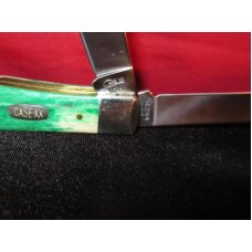 Case Trapper 1998 Green Appaloosa 6254 SS 2 blade Knife . Case Trapper 1998 Green Appaloosa 6254 SS 2 blade Knife .