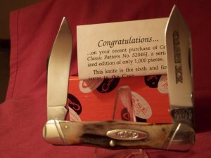CASE CLASSIC 52046J GENUINE STAG SWELL CENTER MOOSE