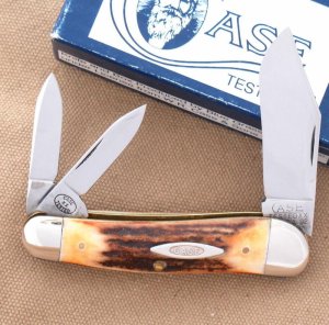 CASE CLASSIC 1992 53043 1/2 GENUINE STAG SERPENTINE WHITTLER 1 OF 240 BUILT *SUPER NICE KNIFE*