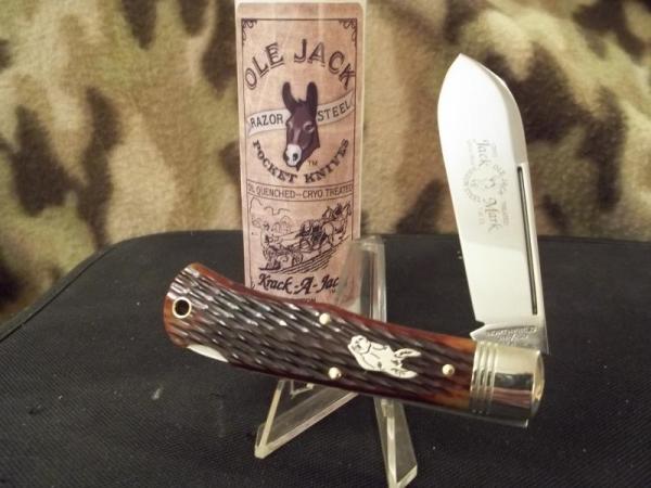 GREAT EASTERN CUTLERY KRACK-A-JACK OLE' JACK OLD RED BONE 72 LOCKBACK TRAPPER 1 OF 25 **SUPER RARE** GREAT EASTERN CUTLERY KRACK-A-JACK OLE' JACK OLD RED BONE 72 LOCKBACK TRAPPER 1 OF 25 **SUPER RARE**